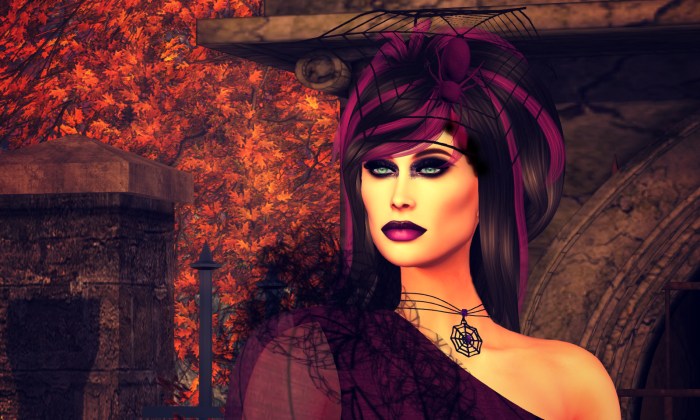 Scare me purple gown close.jpg