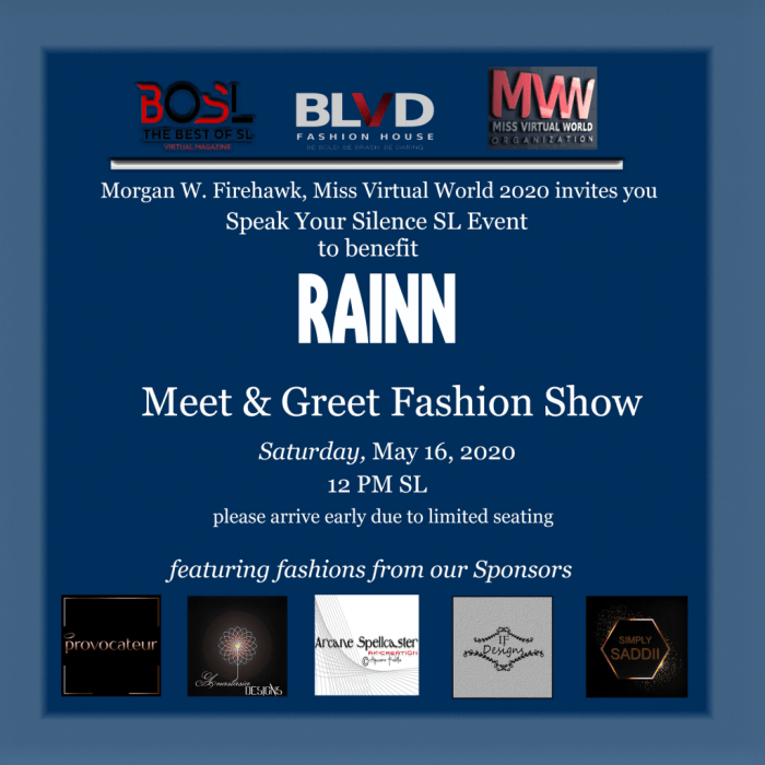 SYSE Meet and Greet Fashion Show Invitation